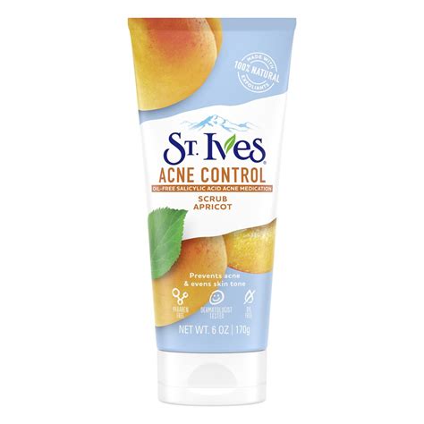 St Ives Acne Control Apricot Face Scrub 6 Oz