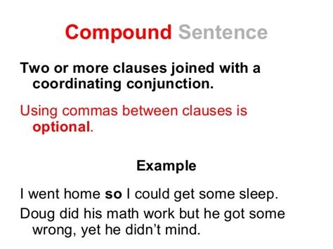 simple compound  complex sentences lesson reading