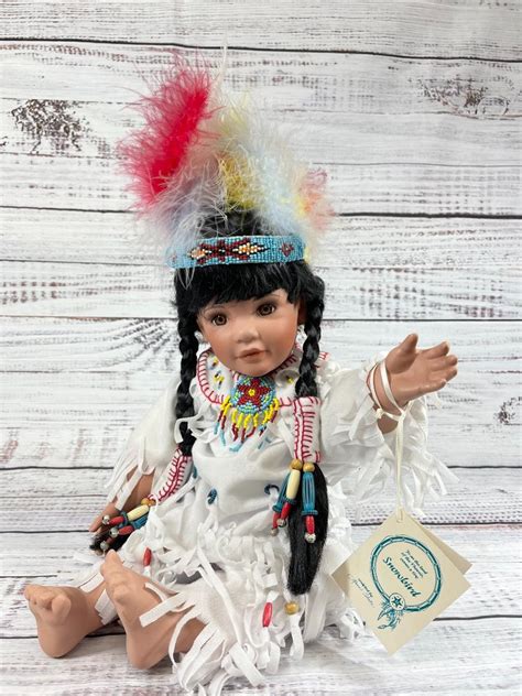 1994 Snowbird The Hamilton Collection Native American Girl Doll