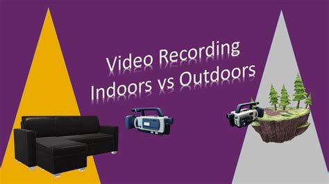 Video Recording Indoors Vs Outdoors Youtube