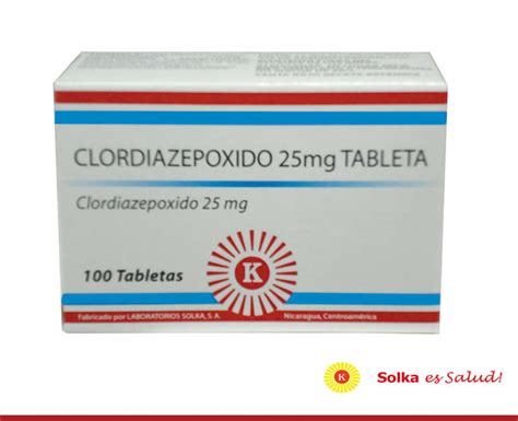 Clordiazepoxido Mg Caja X Tabletas Rapifarma Nicaragua