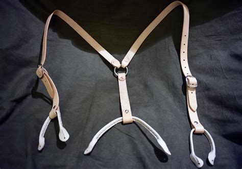 Handmade Leather Suspenders