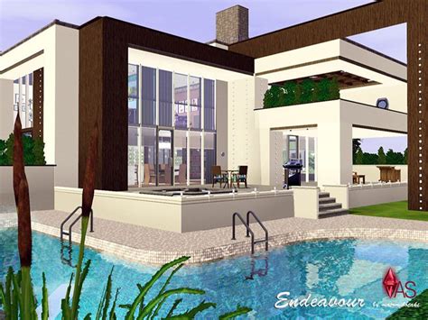 Download game guide pdf, epub & ibooks. Endeavour, modernes Haus für die Sims 3 von matomibotaki ...