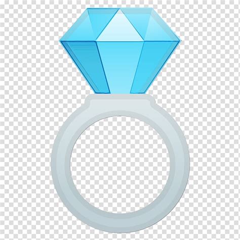 Emoji Ring Emoticon Wedding Ring Engagement Ring Turquoise Aqua