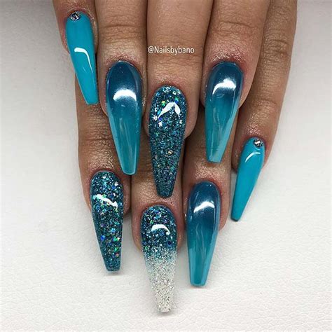 21 Teal Nail Designs We Can T Wait To Try Page 2 Of 2 StayGlam