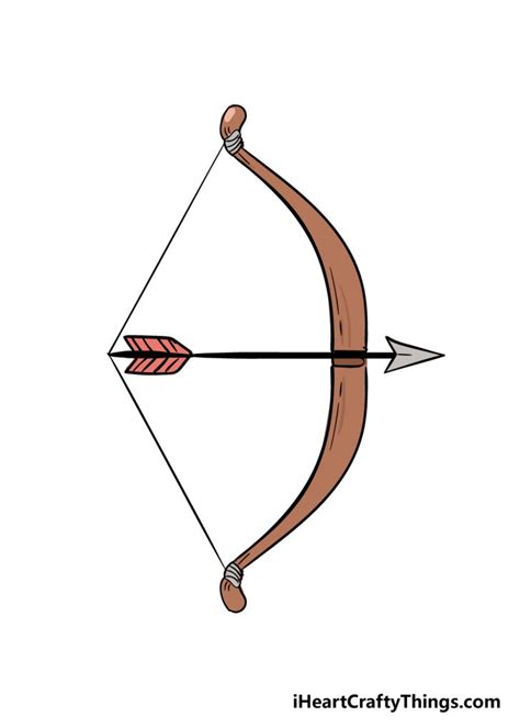 Bow Drawing How To Draw A Bow Step By Step