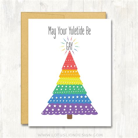 LGBTQ Gay Holiday Card Assortment Box Set Of Cards