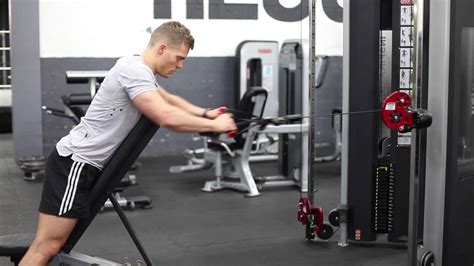 Chest Supported Cable Rows From One Point Youtube