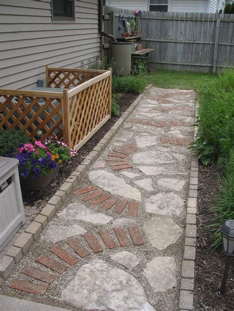 30 Awesome Small Garden Ideas With Stone Path Garden Paths Garden Walkway Walkway Landscaping
