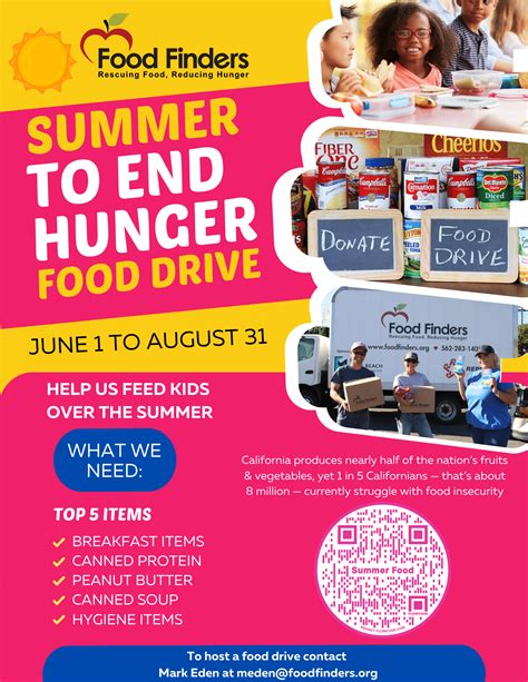 Summer To End Hunger Food Drive 2023
