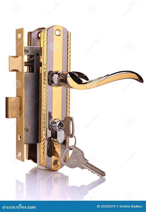 Door Lock Stock Image Image Of Object Secure Confidential 23292279