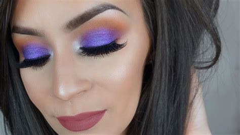 Vibrant Purple Makeup Tutorial Youtube
