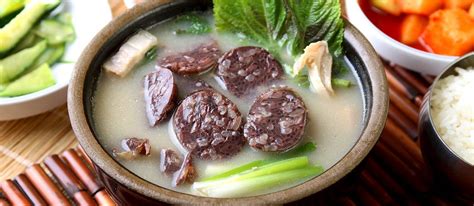 Sundaeguk Traditional Soup From South Korea