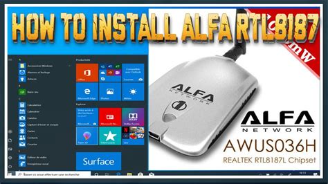 Windows xp, vista, seven, linux ou mac os. how to install driver ALFA RTL8187 on windows 10 - driver updater ALFA AWUS036H - YouTube