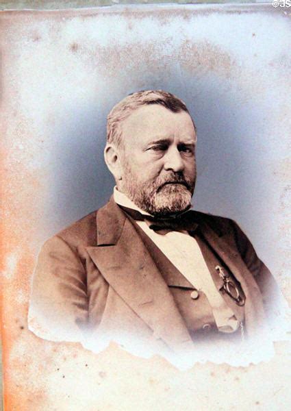 Ulysses S Grant Cabinet Card Portrait At His Nhs St Louis Mo