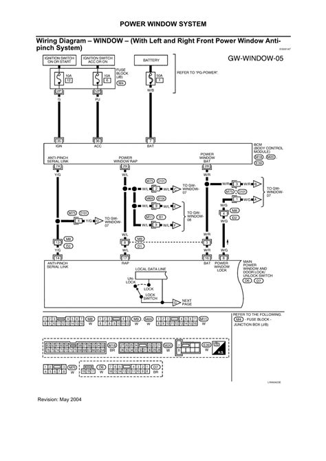 Or if i can just get the wiring diagram i will probably just bypass the switch being that i have no children and no use for locking the. | Repair Guides | Glasses, Window Systems & Mirrors (2004) | Power Window System | AutoZone.com