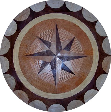 Protect your purchase our 5 year protection plan helps cover furniture. Hardwood Floor Medallion Inlays and Compass Roses