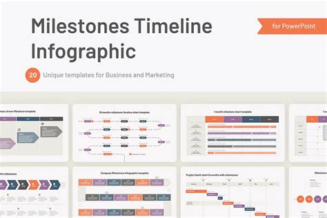 20 Milestones Timeline Infographic Templates For Powerpoint