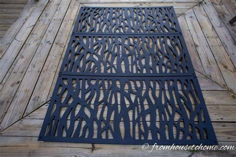 How To Build A Decorative Diy Outdoor Privacy Screen