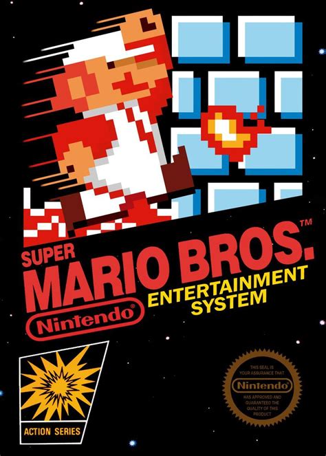 Super Mario Bros Nes Cover Poster Print By Pixltees Inc Displate Mario Games Super Mario