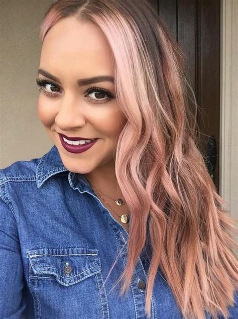 Pink Hair Highlights For 2017 2019 Haircuts Hairstyles And Hair Colors