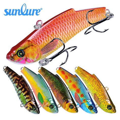 Sunlure 6pclot Vib Pencil 6 Color Fishing Lure Hard Bait 28 71cm