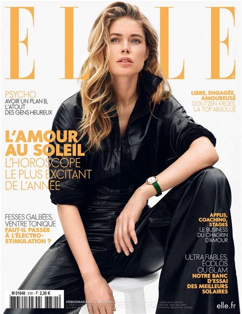 Doutzen Kroes Elle France 2018 Cover Photoshoot