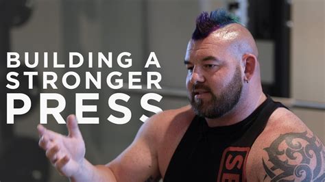 Building A Stronger Press With World S Strongest Man Competitor Rob Kearney YouTube