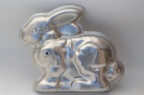Easter Bunny Cake Pan Two Part Mold For Standing Rabbit Cake Or