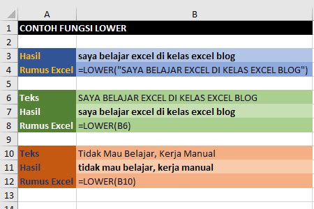 Cara Membuat Tulisan Menjadi Kapital Di Excel