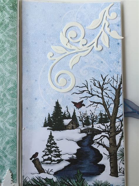 Anita Kejriwal Tri Fold Christmas Card With Cottagecutz Dies