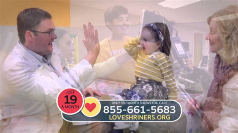 Shriners Hospitals Legacy Of Love Commercial Youtube