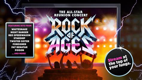 Rock Of Ages All Star Reunion Concert Nederlander Concerts