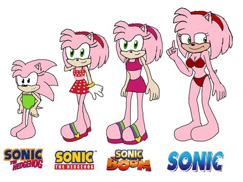 All Grow Up Amy Rose Swimsuit And Bikini Amy Rose Sonic Fan Art Sonic