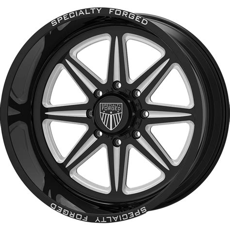 Specialty Forged Sf048 22x16 103 Black Milled Sf048 2216 8x650 Bm