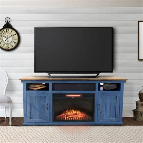 Free delivery over £40 to most of the uk great selection excellent customer service find everything for a beautiful home. Napa-Blue 60" TV Stand W/ Fireplace and Soundbar