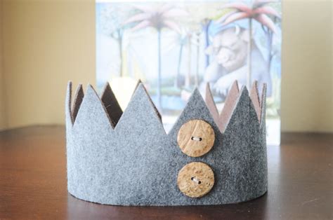 No Sew Felt Crown Tutorial Where The Wild Things Are Book Costumes