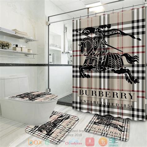 Hot Burberry Established 1856 Curtain Bathroom Set Boxbox Branding