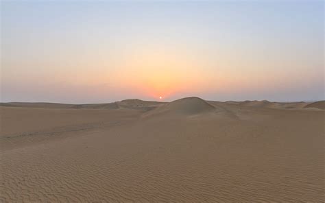 Download Wallpaper 1680x1050 Desert Sand Dunes Sun Sunset
