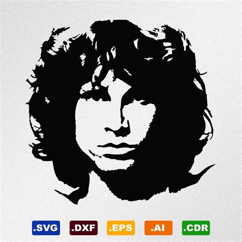 Jim Morrison Vector At Collection Of Jim Morrison