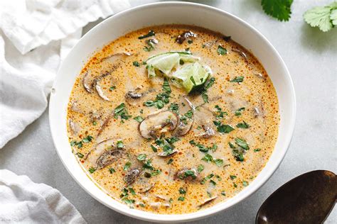 Thai Coconut Soup Recipe With Mushrooms Thai Coconut Mushroom Soup