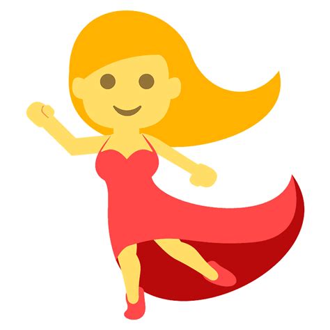Animated Dancing Girl Emoji