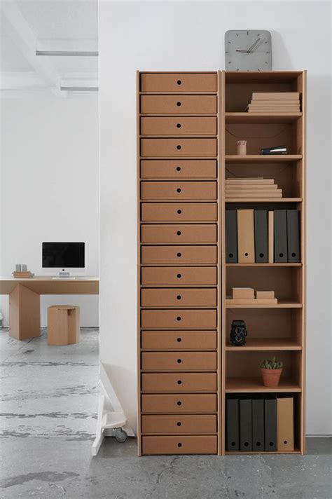 Modern Diy Cardboard Office Cabinet Homemydesign