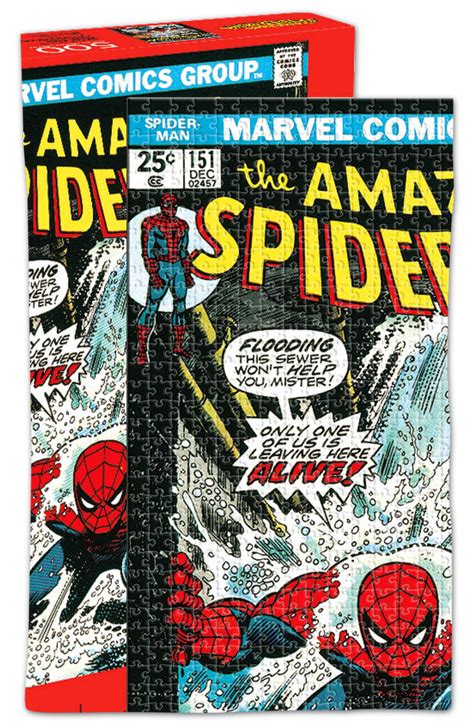 Amazing Spider Man Vol 1 151 500 Piece Marvel Comics Puzzle