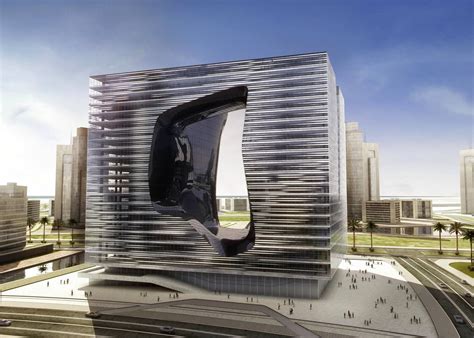 Zaha Hadid Designs New Office Building And Hotel For Dubai Archdaily