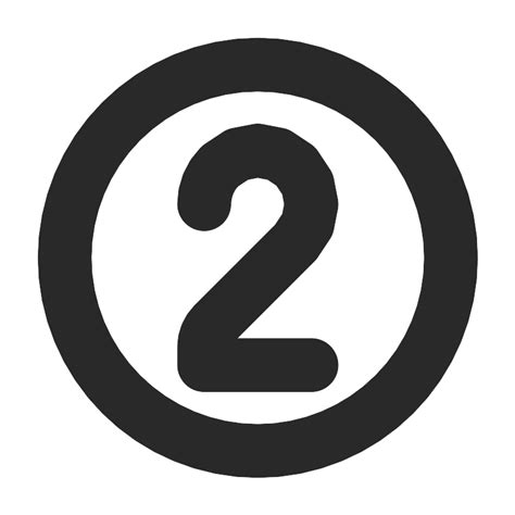 Number 2 Circle Vector Svg Icon Svg Repo