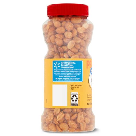 Great Value Honey Roasted Peanuts 16 Oz Jar