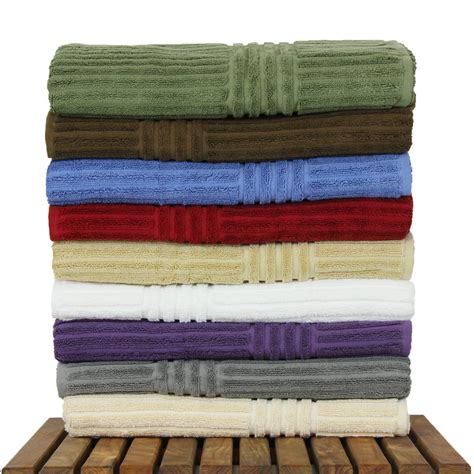 Luxury Hotel And Spa Towel 100 Pure Turkish Cotton Ribbed Pattren Bath