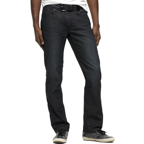 Lyst Kenneth Cole Slim Fit Low Rise Stretch Jeans In Black For Men