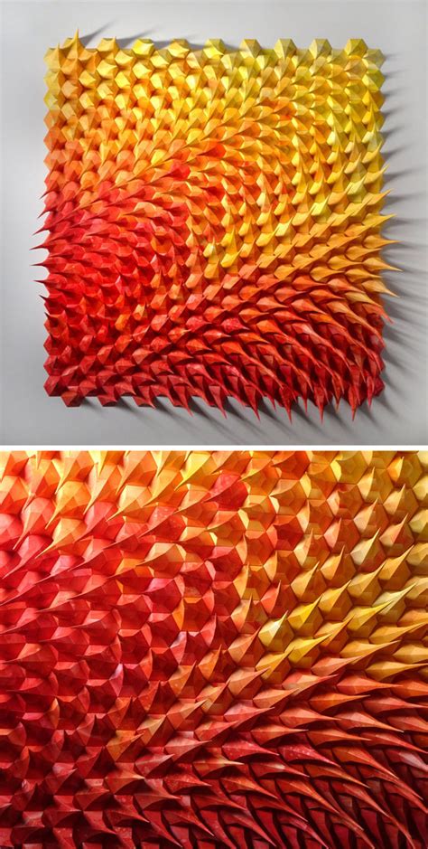 The Colorful Paper Sculptures Of Matt Shlian